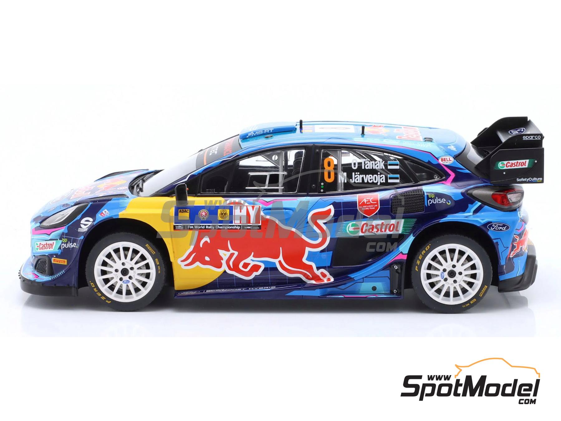 1/18 フォード　プーマレーシング 2023 Ford Puma Rally 1 Team Red Bull #8 1:18 Diecast Model